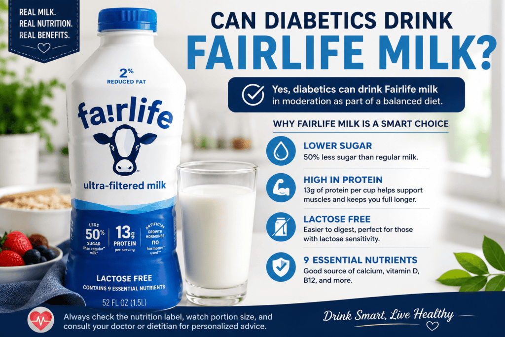 Fairlife milk nutrition facts for people with diabetes
